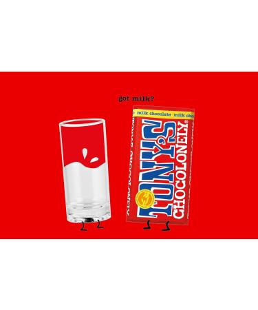  Tony's Chocolonely Tony's Chocolonely tablette de chocolat Lait 32% - Buy Online on GoSupps.com