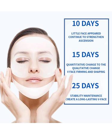 V Line Lifting Face Mask V Shape Lifting Face Masks Skincare with Hyaluronic Acid Chin Lift Mask Firming Lifting Facial Mask Hydrating Double Chin Reducer Moisturizing Face Slimmer - Buy Online on GoSupps.com
