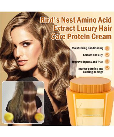 RCMCHTLA Amino Acid Hair Smoothing Treatment Nourishing Protein Cream for Hair with Amino Acid Essence Collagen Hair Mask Moisturizing and Smoothing Conditioner - Buy Online on GoSupps.com