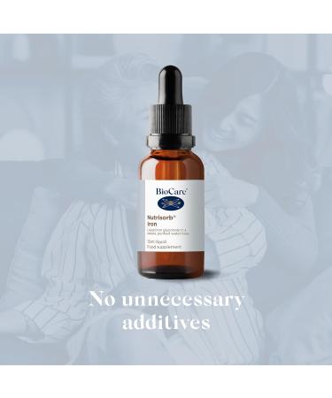 BioCare Nutrisorb Iron | 15ml | Reduce Tiredness & Fatigue | High Absorption Formula - Buy Online on GoSupps.com