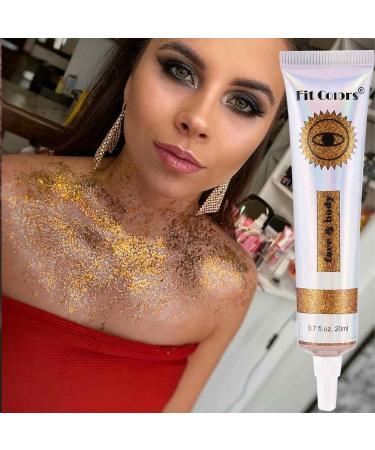 Shimmer Liquid Eyeshadow Long-Lasting Waterproof Glitter Eyeshadow | Professional Makeup Cream Eyeshadow Primer Kit for Women and Girls Pochy 09 - Buy Online on GoSupps.com