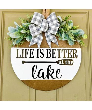 Round Welcome Stencils for Painting On Wood - Large Reusable Letters for Farmhouse Signs, Wall Art, and Door Mats - Buy Online on GoSupps.com