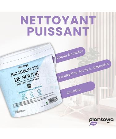 PLANTAWA Household Baking Soda 4.3 kg | Multi-Purpose Baking Soda | Stain Remover Whitening and Eliminates Odors and Grease - Buy Online on GoSupps.com