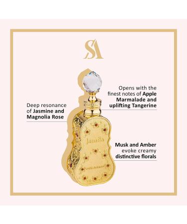 Swiss Arabian Jamila Perfume Oil for Women - Fruity Floral Musk - Long Lasting Luxury Fragrance - 0.5 Oz - Buy Online on GoSupps.com