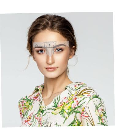 Ipetboom 10pcs Eyebrow Design Ruler Eyebrow Ruler Tool Nose Bridge Measuring Ruler Cosmetic Auxiliary Tool - Buy Online on GoSupps.com