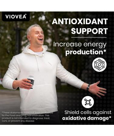 CoQ10 Supplement - 200mg 120 Capsules | Ultra High Absorption Antioxidant for Heart Health - Made in USA - Buy Online on GoSupps.com