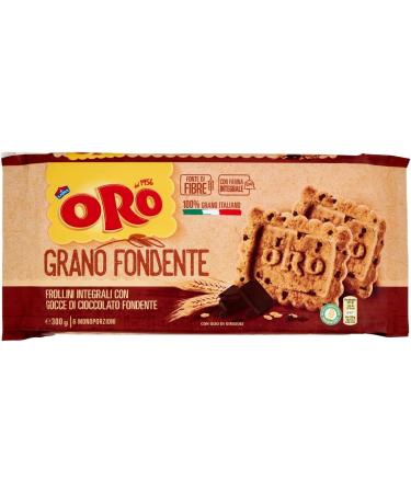 ORO SAIWA 6 x Oro Saiwa Grano Fondente Whole Wheat Bread with Chocolate Drops 300 g