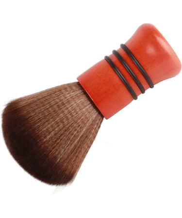 Barber Neck Duster Brush for Haircut with Solid Wood Texture Soft Salon Hairbrush - Buy Online on GoSupps.com