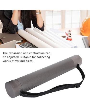 TOPINCN Poster Tube  Waterproof Circular Drawing Tube  Moisture-Proof Circular Telescopic Painting Tube  Adjustable for Maps Travel Posters(Dark Gray) - Buy Online on GoSupps.com