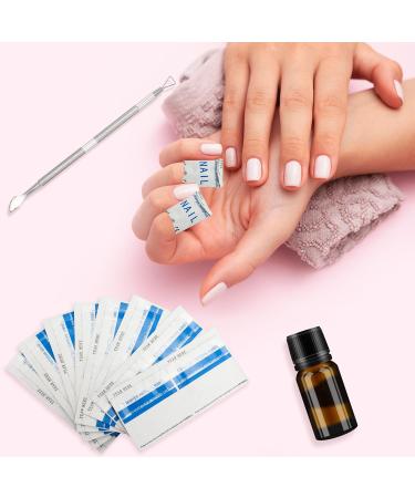  OOTDAY 50 Pcs Nail Polish Remover Wipes Cruelty Free Travel Acrylic Gel Platinum - Buy Online on GoSupps.com