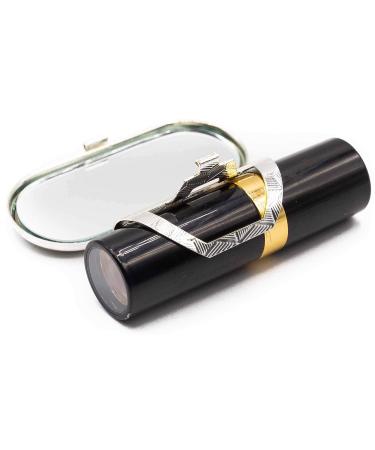 Vintage Clip-on Round Lipstick Case With Mirror (Retro Squares) - Buy Online on GoSupps.com