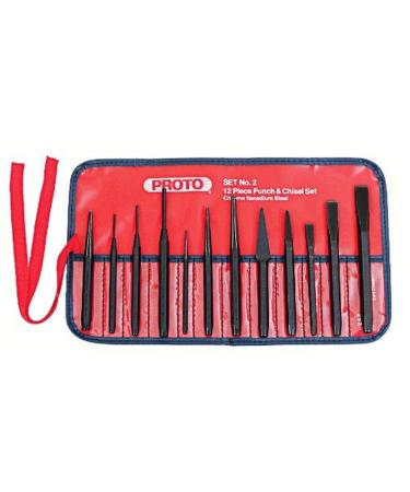 Stanley Proto J2S2 Proto Punch & Chisel Set, 12PC