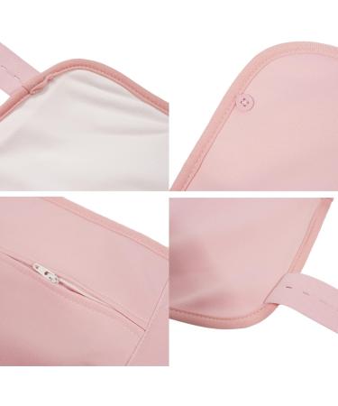 OotDay Organic Castor Oil Pack Wrap Kit - Reusable Compression Wrap for Waist & Neck Hot/Cold Therapy 24x48cm Pink - Buy Online on GoSupps.com