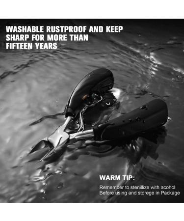 BEZOX Toenail Clippers - Surgical Grade Stainless Steel for Thick or Ingrown Nails - With Metal Storage Box - Buy Online on GoSupps.com