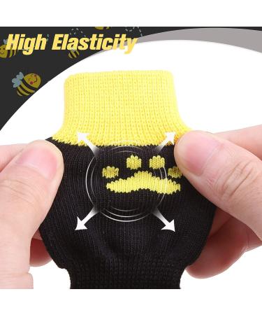 EXPAWLORER Double Side Anti-Slip Dog Socks - 3 Pairs with Straps for Traction Control on Hardwood Floors | Pet Paw Protection for Small Medium Large Dogs - Buy Online on GoSupps.com