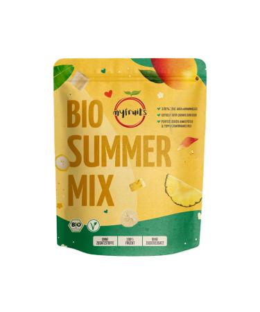myfruits myfruits Organic Summer Mix Freeze-dried fruit mix with pineapple banana and mango no additives 100% fruit