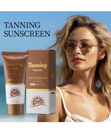 Shantou Youjia 60 g selftanning gel selftanning lotion tanning accelerator nongreasy tanning lotion for all skin types dark sunscreen - Buy Online on GoSupps.com