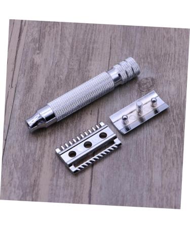 Frcolor 3-Stage Men's Safety Razor - Premium Wooden Handle & Steel Blades for Smooth Shaving - Buy Online on GoSupps.com