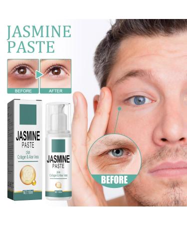Jasmine Ointment Eye Cream | Reduces Dark Circles Wrinkles & Puffiness | Collagen & Aloe Vera | 3PC Set - Buy Online on GoSupps.com