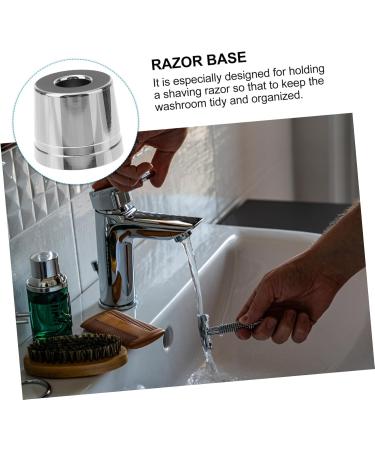 Hemoton Shaver Base - Premium Razor Stand for Men | Aluminum Alloy Razor Holder & Storage | Stylish Desk Organizer - Buy Online on GoSupps.com