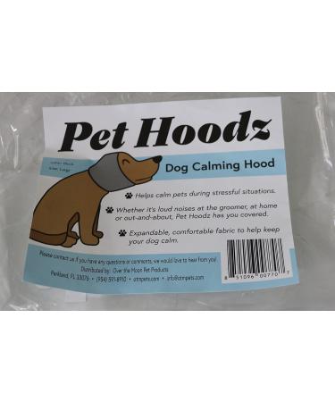 XL Black Pet Hoodz for Dogs | Calming Hood Ear Protection & Fur Care | Anxiety Relief & Comfort - Buy Online on GoSupps.com