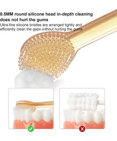 Agate Baby Toothbrush & Tongue Cleaner - Soft Silicone Bristles for Toddlers 0-3 Years | Oral Care & Dust Protection - Buy Online on GoSupps.com