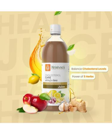 KRISHNA'S HERBAL & AYURVEDA Jus de soin du cholest rol 500 ml (lot de 2) | Contient du miel avec du cidre de pomme du gingembre et de l'ail sans sucre aide la digestion fabriqu en Inde Miel 250 ml (Lot de 2) - Buy Online on GoSupps.com