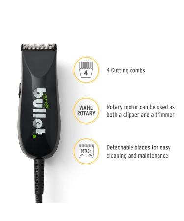 Wahl Professional Sterling 4 Clipper & Bullet Trimmer Combo - Premium Electric Hair Tools for Barbers - International Shipping Available - Buy Online on GoSupps.com