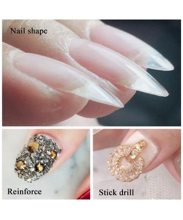 Cycullinyt 60Pcs Gel Nail Forms Extension Mold - Full Cover Clear False Nails Tips - Poly Extension Nail Forms in 12 Sizes for DIY Nail Art - Buy Online on GoSupps.com