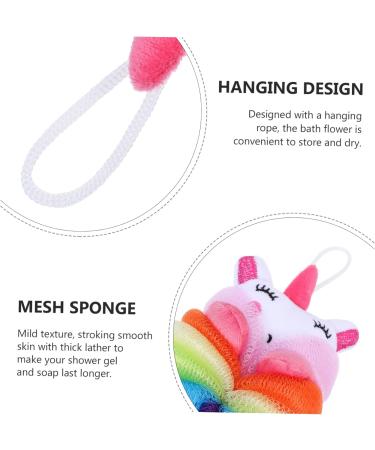 2pcs Cartoon Bath Balls - Exfoliating Body Wash Sponge & Loofahs for Kids | Cute Bathing Supplies - Buy Online on GoSupps.com