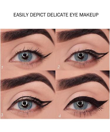 Ayky Long Wear Gel Eyeliner Natural Black Eyeliner Cream Waterproof Viral profession Eyeliner Pen Gel - Quick Drying Formula Eye Liner Eye Liner Waterproof Smudge Proof (2pcs-A) - Buy Online on GoSupps.com