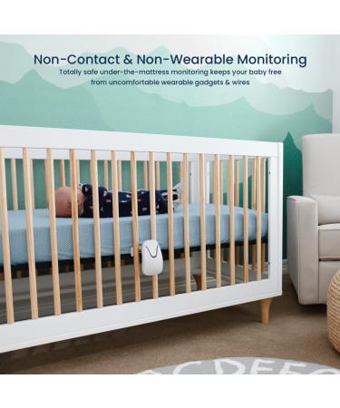 Babysense 7 Under-Mattress Baby Monitor - Real Time Movement Tracking & Monitoring | Non-Contact Monitor with 2 Sensor Pads for Full Crib Coverage | Safe Sleep Solution - No Wearables or WiFi - Buy Online on GoSupps.com