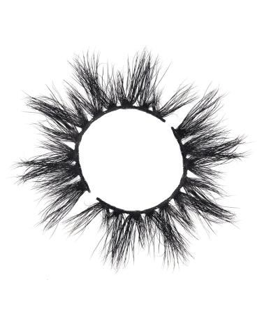 Derun 20MM 3D Long Real Mink Lashes Pack - Natural Fluffy Volume Eyelashes - Handmade Dramatic Criss-cross Lash - 5 Pairs - Buy Online on GoSupps.com