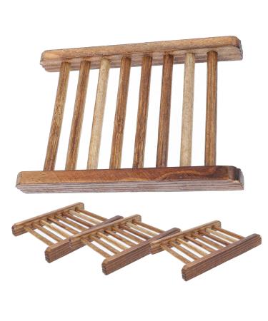 4pcs Household Travel Wooden Pallets As Shown 12X8.5X1.5CM