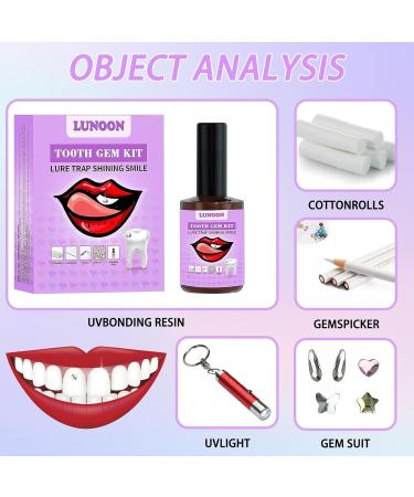 DIY Tooth Gemstone Kit - Create Stunning Tooth Jewelry with Glue & 5 Dental Drills - Buy Online on GoSupps.com