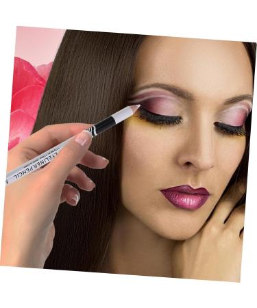 TOVINANNA Eyeshadow 50 pcs Cosmetics White Cosmetic Smudge-proof Multi-function & Lying Simple Highlighter Gliding Line 1 count (Pack of 1) Whitex5pcs - Buy Online on GoSupps.com