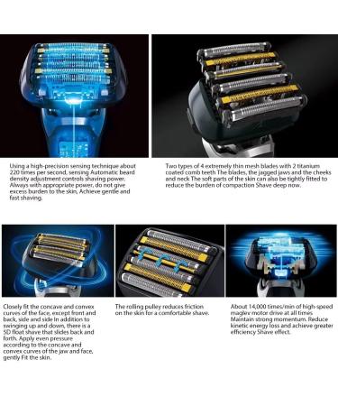 Buy Superior Arc6 6-Blade Shaver WES9600P - Electric Razor Replacement Outer Foil for Panasonic ES-LS9A-K & ES-LS8A-K | International Shipping Available - Buy Online on GoSupps.com