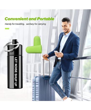 60 Pairs Bright Green Ear Plugs for Sleeping, Noise Cancelling - 38dB SNR Reduction - Ultra Soft Foam, Ideal for Snoring, Work, Travel, Shooting - High-Quality Sound Protection - Buy Online on GoSupps.com