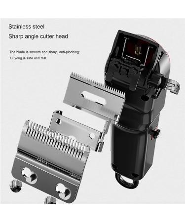 Professional Cordless Hair Clipper for Men - Rechargeable Hair Trimmer & Grooming Kit | Ideal for Barbers & Home Use (Red - Buy Online on GoSupps.com