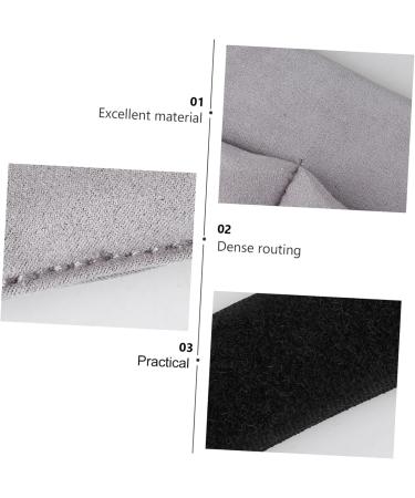 Beaupretty 1pc Blindfold Eye Shading Eye Patch Sleep Eyeshadow Office Sleeping Patch Eyeshade Sleep Rest Patch Sleep Blackout Natural Facial Label Eye Shadow Travel Grey 63.00X11.00X2.00CM - Buy Online on GoSupps.com