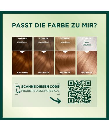 Garnier Nutrisse Ultra Creme Permanent Hair Color 6.03 Natural Dark Golden Blonde with up to 100% White Coverage - Buy Online on GoSupps.com