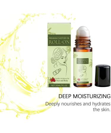 Natural Hair Growth Oil 30ml Anti-Hair Loss Treatment Roll-On Scalp Oil - Scalp Relief Roll-On Solution | For Women and Men with Straight Damaged Thinning and Dry Hair - Buy Online on GoSupps.com