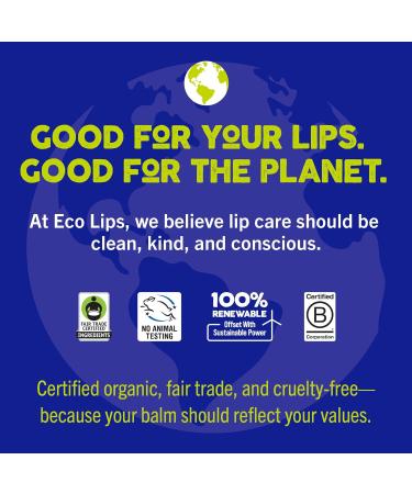 Eco Lips Classic Sport SPF 30 Broad Spectrum Sunscreen Lip Balm 6-Pack (Classic Vanilla) | Organic Moisturizing Lip Protection | Made in USA, Cruelty-Free Outdoor Lip Care - Buy Online on GoSupps.com