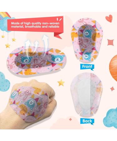 100pcs Kids Adhesive Eye Patches - Light Blocking Cute Design Disposable Bandages for Toddlers & Children 7 Styles - Buy Online on GoSupps.com