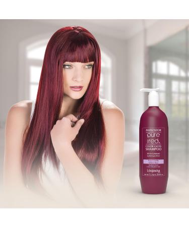Loquay Primer Pure Red Color Gloss Shampoo Luminous Effect 33.8 oz | International Shipping Available - Buy Online on GoSupps.com