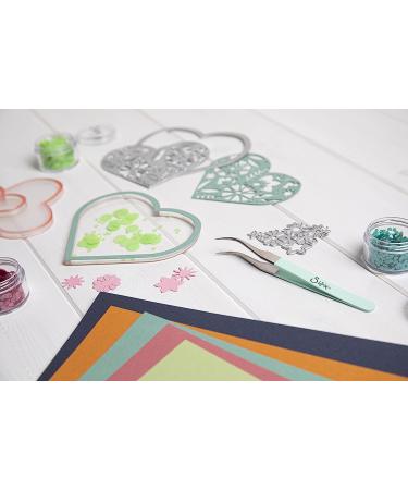 Sizzix Curved Fine Tip Tweezers for Scrapbooking & Cardmaking - Multi Color - Buy Online on GoSupps.com