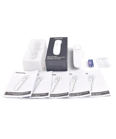 Kinbontop No-Touch Infrared Thermometer - LCD Screen, Memory Recall, Fever Alarm - Handheld Design for Adults, Children, Infants - Buy Online on GoSupps.com