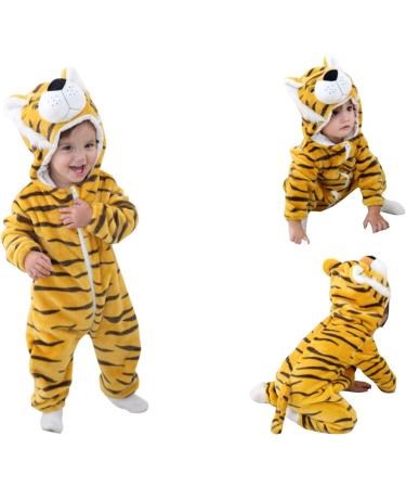 WSLCN Unisex Baby Toddler Romper Jumpsuit Hooded Cartoon Pyjamas 12-18 Months - Buy Online on GoSupps.com