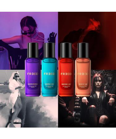 Fre'ed Extra AF Perfume Box | Queen Energy Smokin' Hot Musk Bomb & Marina Bae EDP | Date Night Perfume For Her | Intense & Long Lasting Spicy Oriental Eau De Parfum | Best Gift for Women (4 x 20ml) - Buy Online on GoSupps.com