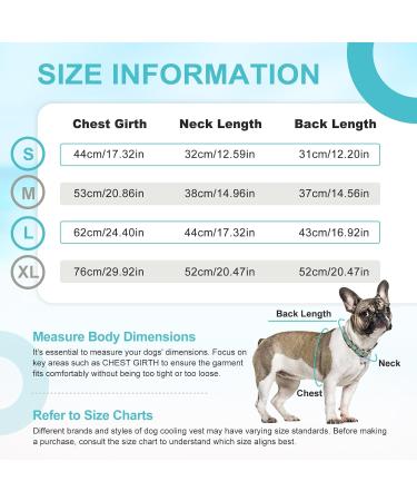 Buy Hjyokuso Cool Vest for Dogs - Cooling Jacket for All Sizes (Small Medium Large) - Perfect for Summer Activities & Training - XL Blue - Buy Online on GoSupps.com